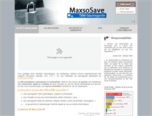 Tablet Screenshot of maxsosave.maxsodel.com
